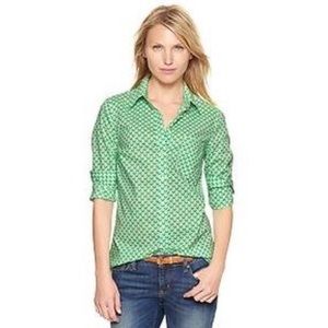 Gap Fitted Boyfriend Shirt
