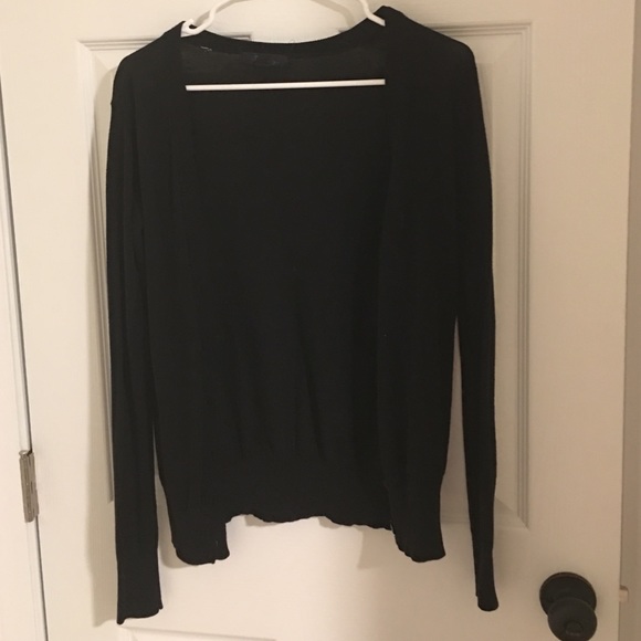 Black cardigan