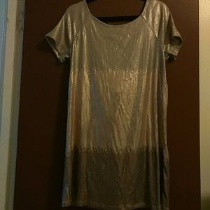 Free People sequined backless dress