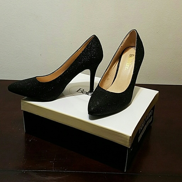 Women's Glitter Pointed Toe - Picture 2 of 4