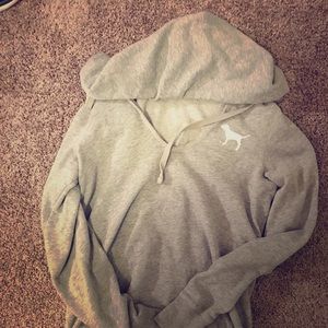 PINK Victoria's Secret Gray Hoodie