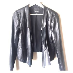 Trouve genuine leather black jacket - medium