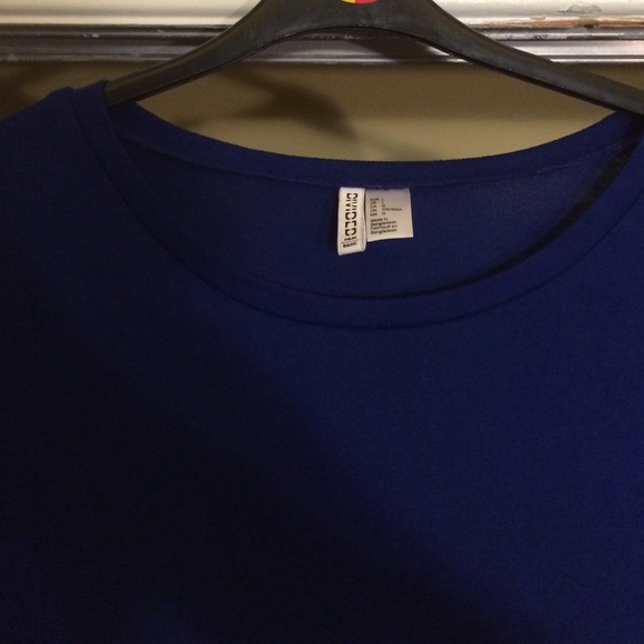 Blue T-Shirt Dress - Picture 3 of 4