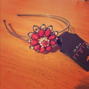 Headband with flower NWT