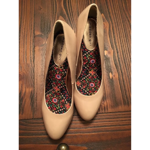 Nude Madden Girl Heels