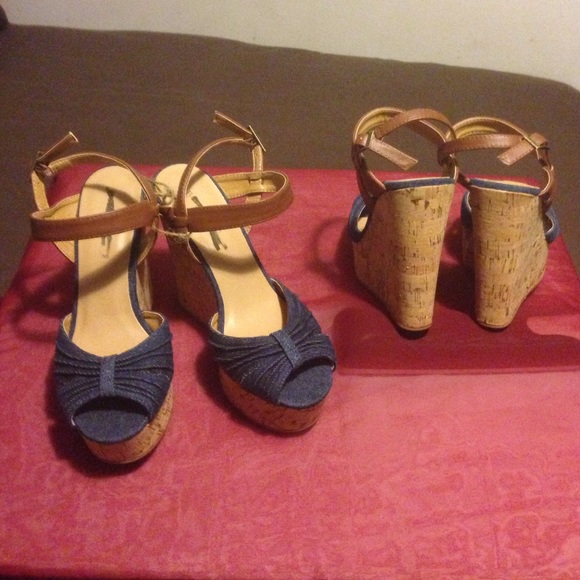 Cork Heel Wedge
