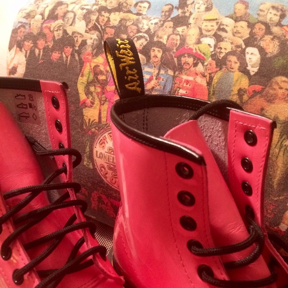 Acid Pink Doc Marten Lamper Boots 1460