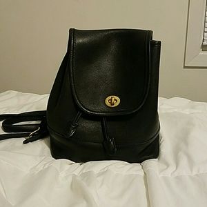 Coach Daypack Vintage Leather Mini Backpack