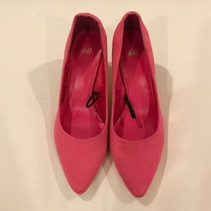 H&M Barbie pink shoes with kitten heels, size 36/5