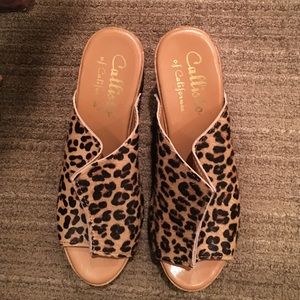 Callisto slide wedges sz 11 runs small. Never worn