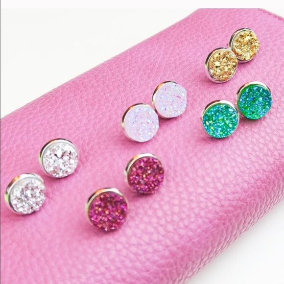 Twilight Gypsy Collective Jewelry - 🍂🆕🍂Sparkle Druzy Studs💫