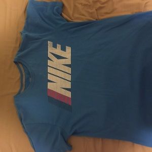 Large Light Blue Nike T-Shirt