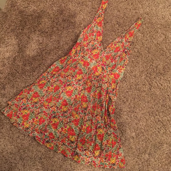 Floral swing dress
