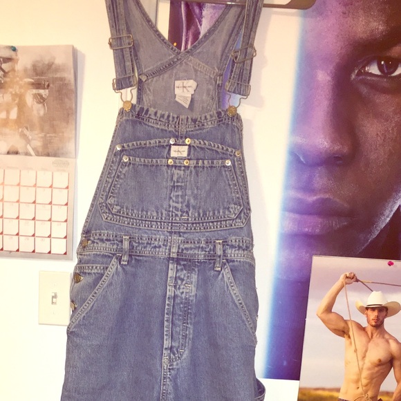 Awesome Vintage Calvin Klein overalls. Size small.