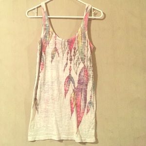 Feather tank top