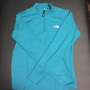 North face quarter zip sweater