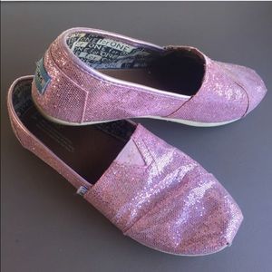 Sparkle Pink Toms