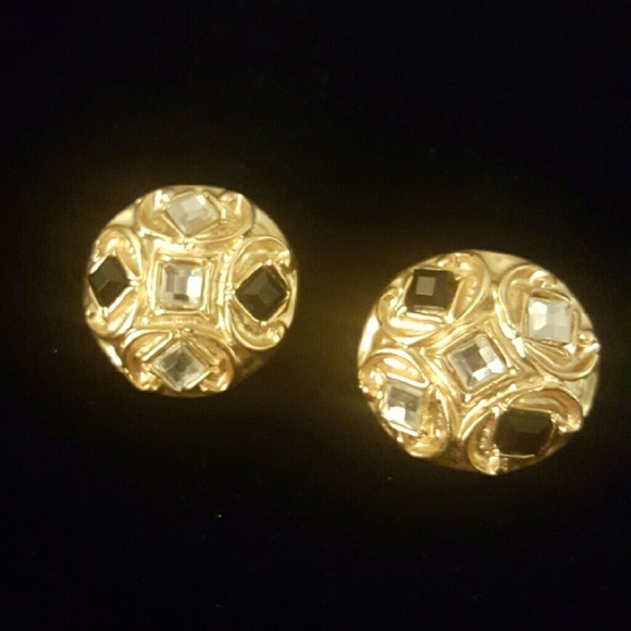 Gold Post Earrings