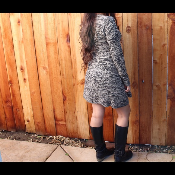 Long-Sleeve Sweater Dress - Picture 4 of 4