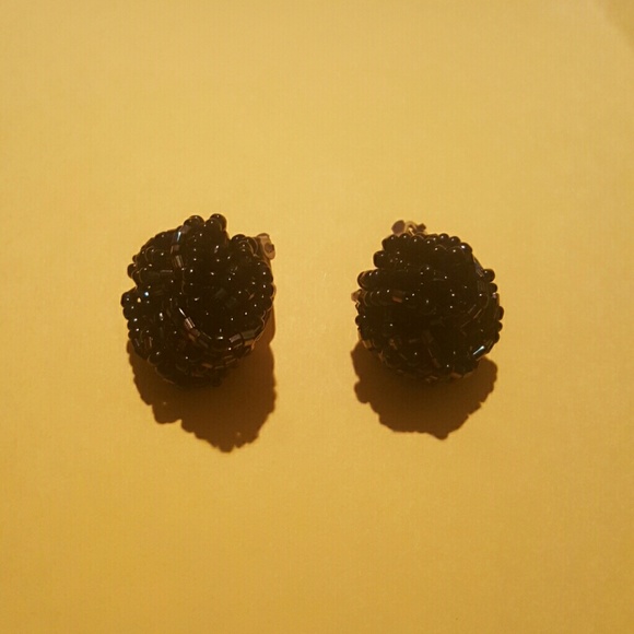Black Vintage Clip Ons