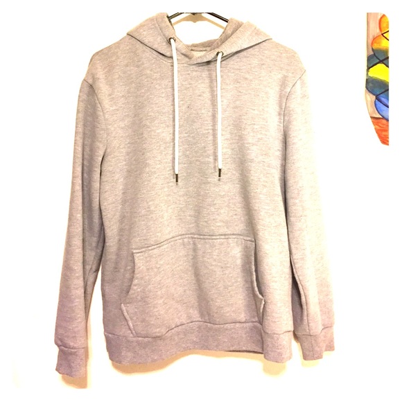 Forever 21 men's grey pullover hoodie size small