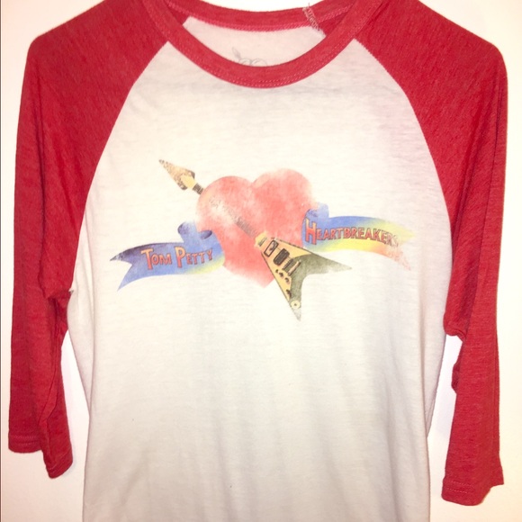 Tom Petty and the heartbreakers baseball tee