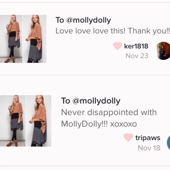 ❣️NEW IN❣️ Tri Color Poncho Fringe Tunic Fall Top - Picture 4 of 4