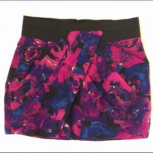 AX Armani Exchange Floral mini skirt NWT