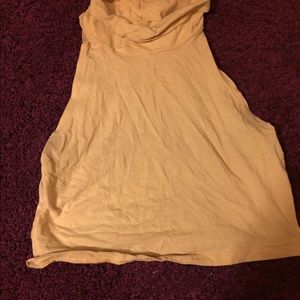 American Apparel Yellow Crop Top