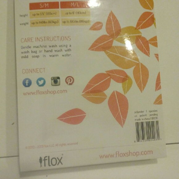 2/$15 Genuine Flox seamless blk lined legging M/L - Picture 3 of 4