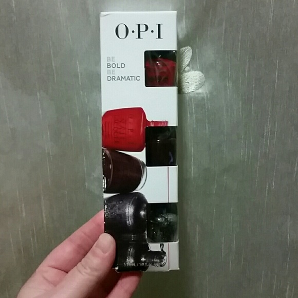 O.P.I set of three nail polishes