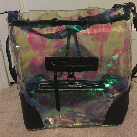 Clear handbag , gently used.