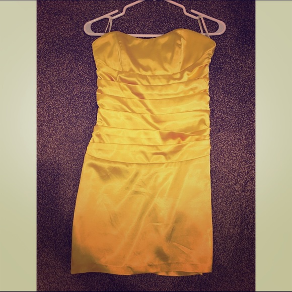 Silk tight fitting dress