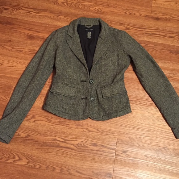 Wool blend blazer
