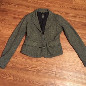 Wool blend blazer