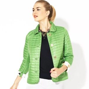Kate Spade Signature Quilted Green Jacket