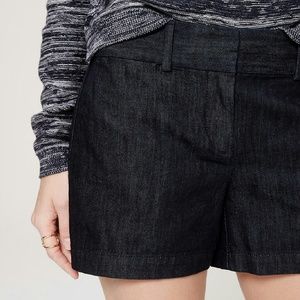 Ann Taylor LOFT Riviera Shorts dark denim 0