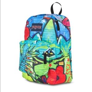 Jansport High Stakes Backpack (Mulit Graffiti)