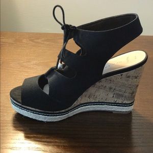 ASOS Lace Up Wedge (Wide Fit)