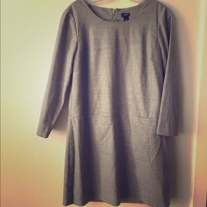 J. Crew grey shift dress