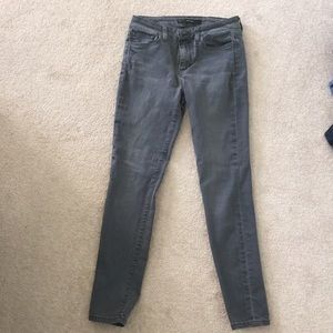 Joe's skinny ankle grey jeans