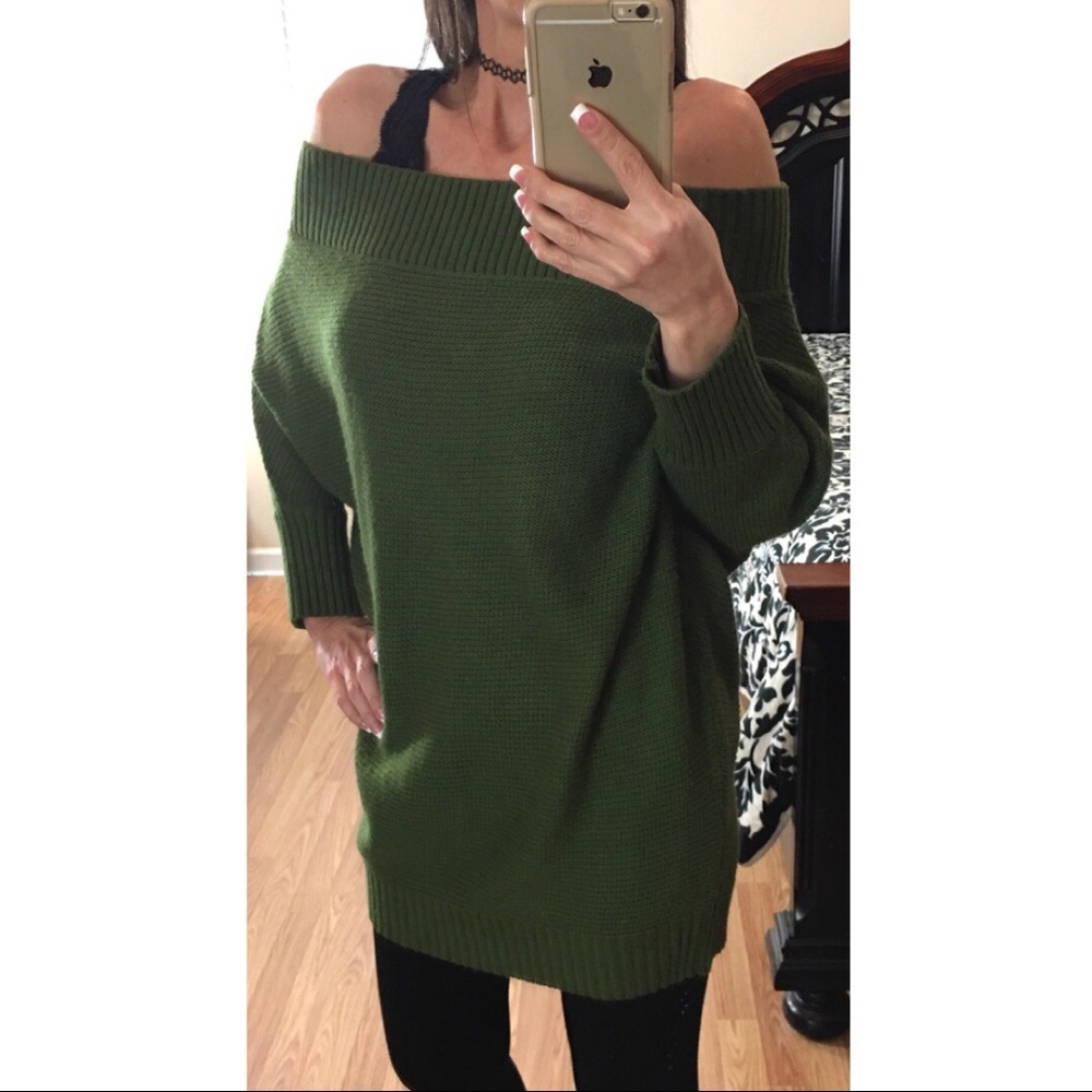 🔴Տɑӏҽ • 1 Left • Olive Tunic Sweater/Dress