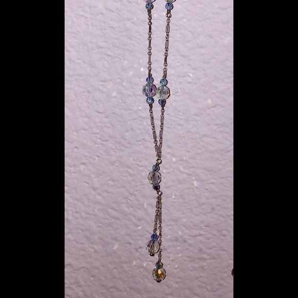 Sterling Silver Crystal Necklace