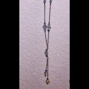 Sterling Silver Crystal Necklace