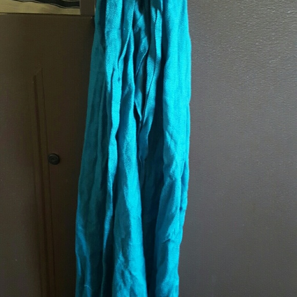 Turquoise Pashmina - Picture 2 of 3