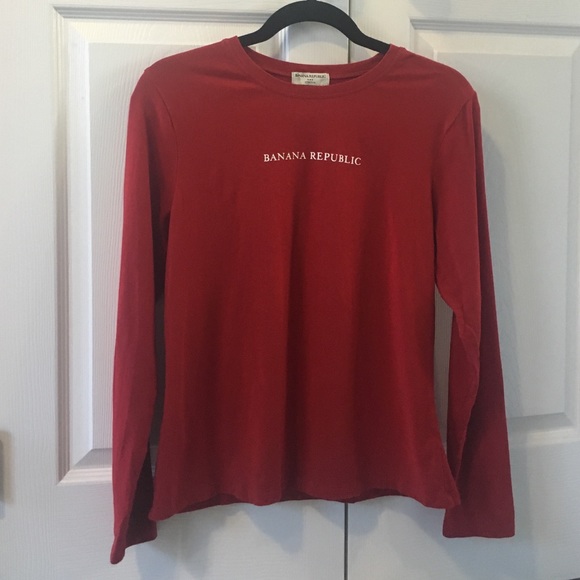 BANANA REPUBLIC long sleeve tee
