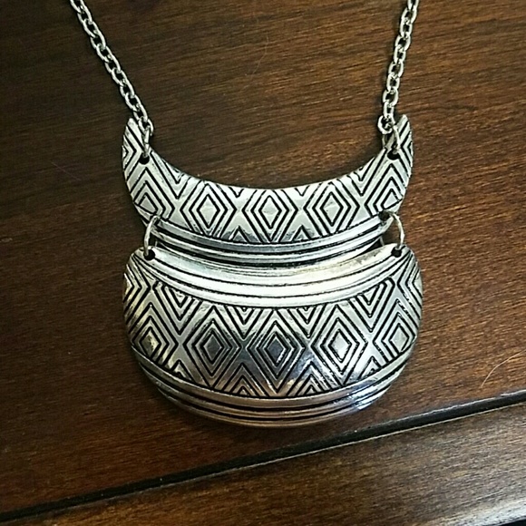 Long Aztec Necklace - Picture 2 of 4