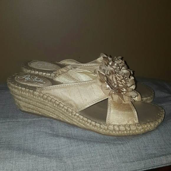 Beige  wedges