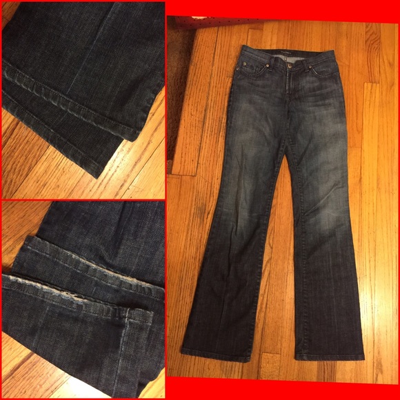 SZ 4-DAVID KAHN BOOTCUT JEANS-33" INSEAM - Picture 4 of 4