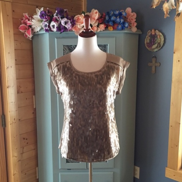 EXPRESS Blouse with Sequins NEW!